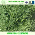 Productos químicos para tinte en polvo industrial Proveedores de China CI NO. 42000 Color verde básico Malaquita Cristales verdes Precio SOLVENTE VERDE 1